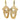 Jenae Gold Chain Earrings